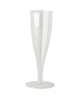 Load image into Gallery viewer, 170ml Clear Reusable Plastic Champagne Flutes
