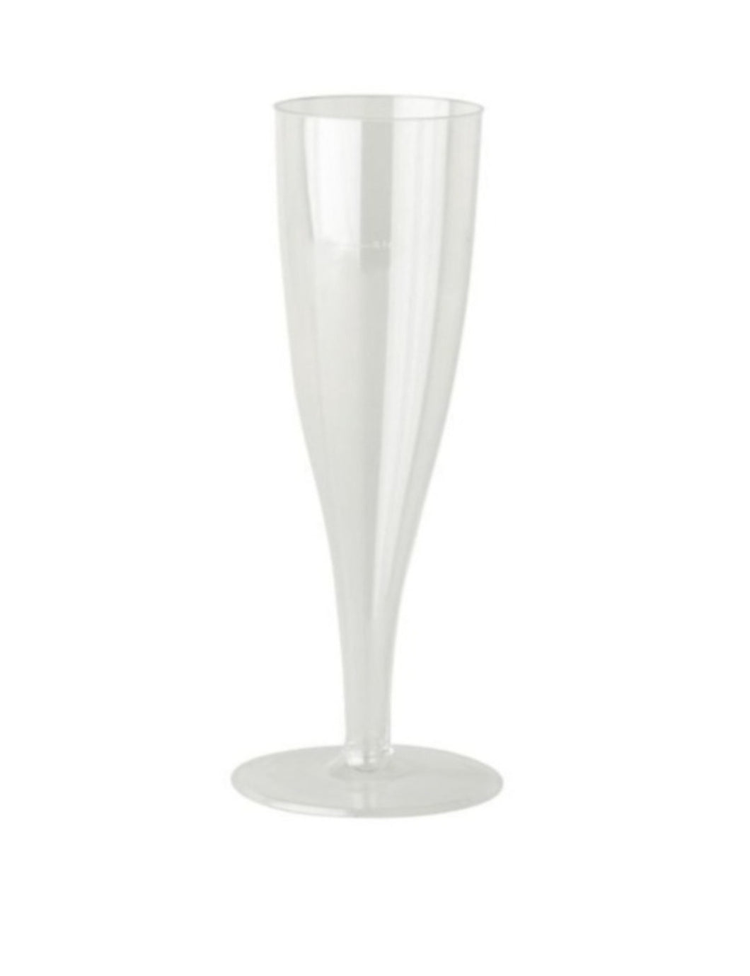 170ml Clear Reusable Plastic Champagne Flutes