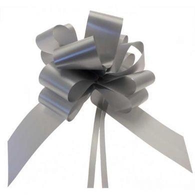 Silver 50mm Pull Bows (Box of 20)