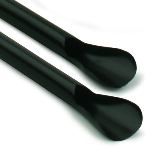 Black Reusable Spoon Straws 8mm