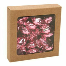 Load image into Gallery viewer, Square Brown Kraft Window Box 8&quot; x 8&quot; x 1.5&quot; Tray Bake Box
