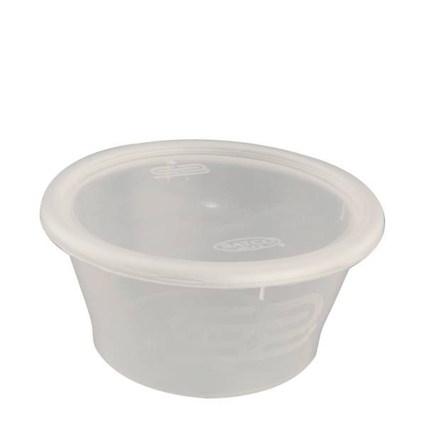 12oz Round Heavy Duty Reusable Plastic Containers (Pack of 25pcs)
