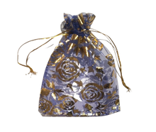 Load image into Gallery viewer, 100pcs x Royal Blue Small Organza Bags 9.5cm x 8.5cm

